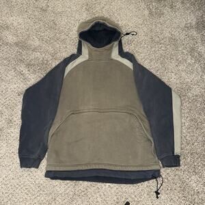 VTG 90s Billabong Scuba Hoodie Sweatshirt Mens Small Grunge Skate Surf 22x26